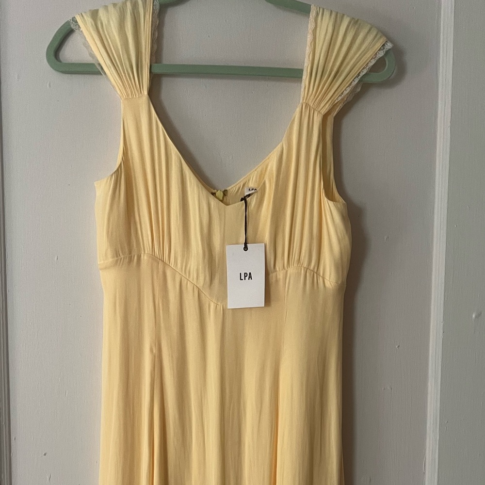 LPA Women's Yellow Maxi Dress